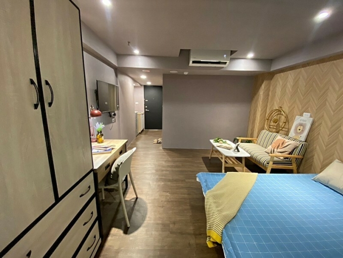 ⭐️台北橋捷運陽台套房/可寵物可補助/代收包裹(第6張)