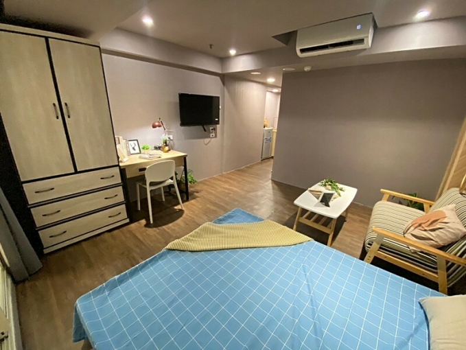 ⭐️台北橋捷運陽台套房/可寵物可補助/代收包裹(第9張)