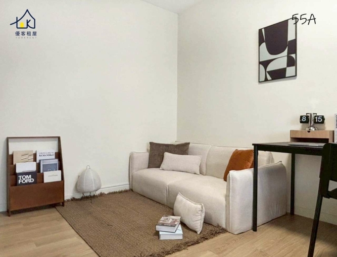 55A獨陽獨洗套房、可租補、信義安和站、包裹代收、垃圾代收(第2張)