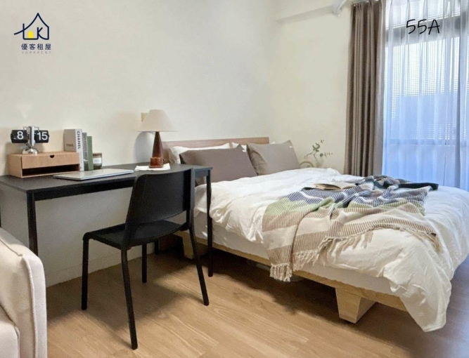 55A獨陽獨洗套房、可租補、信義安和站、包裹代收、垃圾代收(第9張)