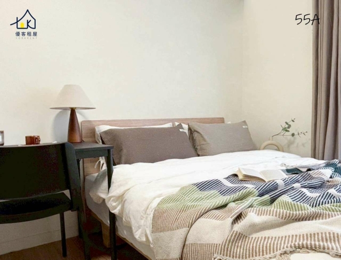 55A獨陽獨洗套房、可租補、信義安和站、包裹代收、垃圾代收(第5張)