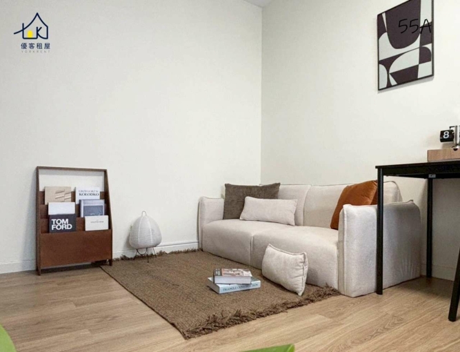 55A獨陽獨洗套房、可租補、信義安和站、包裹代收、垃圾代收(第4張)