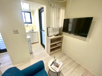 機車位走路崇德萬客火鍋可租房屋補助北屯過一個路口北區秒殺整棟新蓋全新未住採光超好小資族多間可選任你挑選間間陽台獨洗曬部分流理台電梯套房（第4張）