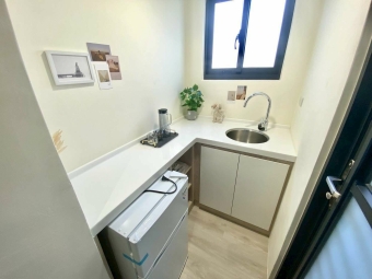 機車位走路崇德萬客火鍋可租房屋補助北屯過一個路口北區秒殺整棟新蓋全新未住採光超好小資族多間可選任你挑選間間陽台獨洗曬部分流理台電梯套房（第5張）