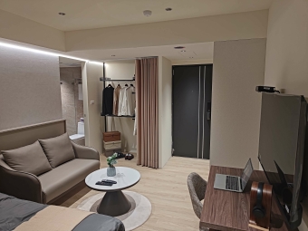 台中市近區核心地段，全新設計套房,高規格居住空間（第2張）