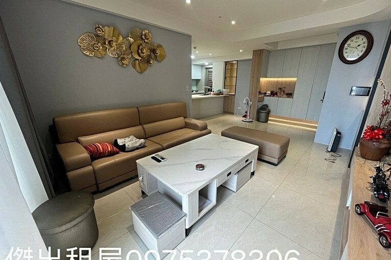 傑出租屋/中路高檔社區,稀有高樓層景觀戶3房車!（第2張）