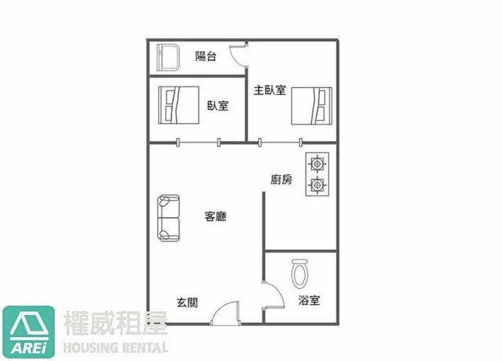 大樂河堤世界∣輕奢兩房∣可租補∣另有500間房屋歡迎指定找房 - Image 2
