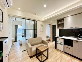 內湖區.捷運港墘站.超大陽台.舒適設計感兩房一廳501（第1張）