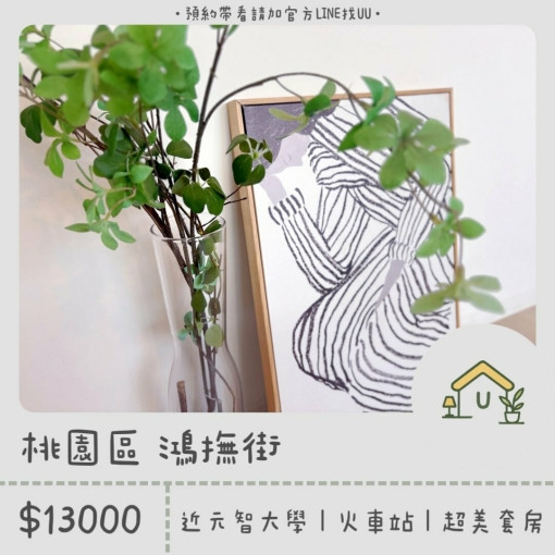 近元智|內壢|省桃|採光套房|獨立洗衣|獨立衛浴(第1張)