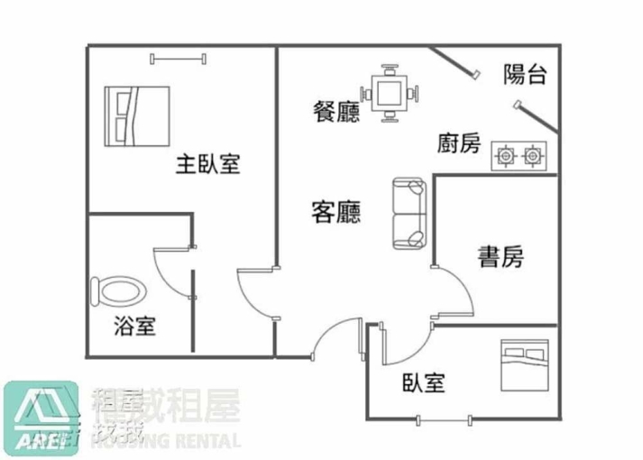 台積電福懋MORE北歐三房平移車租補 - Image 2