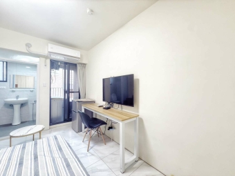 北區衛浴開窗採光通風曉明女中整棟新蓋可租補多間可選陽台獨洗曬雙層冰箱變頻冷氣電梯套房（第6張）