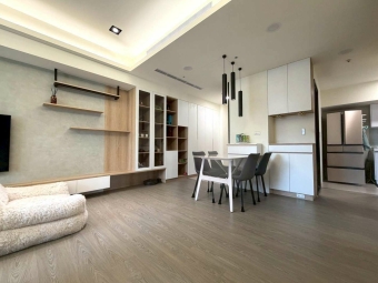 捷運南屯站｜文心1號｜裝潢傢俱家電全｜邊間-3房雙衛（第1張）