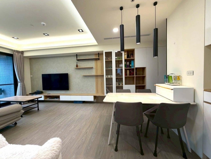 捷運南屯站｜文心1號｜裝潢傢俱家電全｜邊間-3房雙衛（第12張）