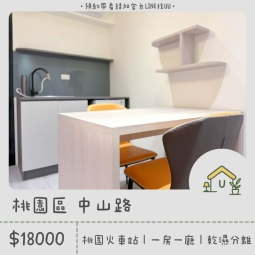 近桃園市政府｜桃園火車站｜一房一廳｜乾濕分離｜獨洗獨曬（第1張）