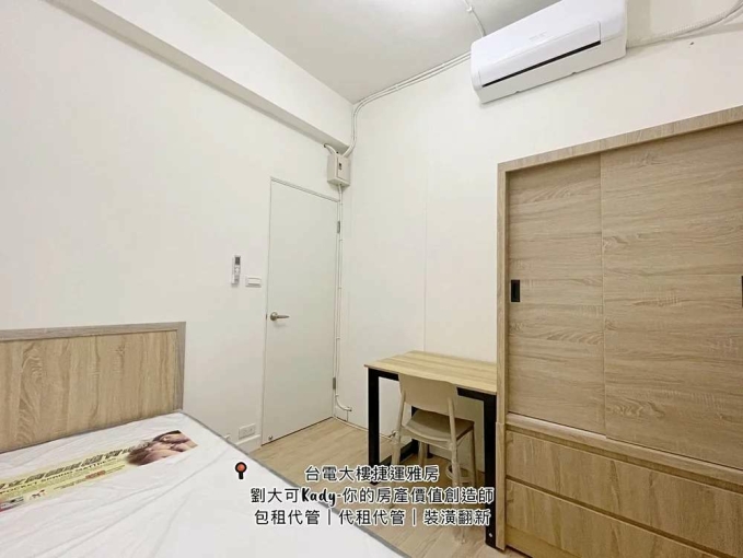 💓台電大樓捷運/師大/全新裝潢採光雅房/獨立陽台👍(第3張)