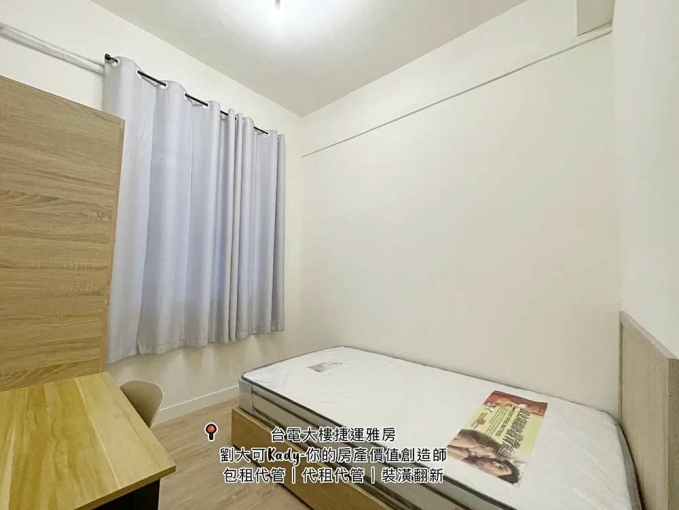 💓台電大樓捷運/師大/全新裝潢採光雅房/獨立陽台👍(第4張)