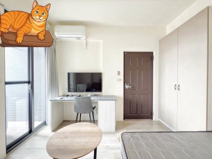 蓁心推薦💖🌟北區可租補極新電梯套房‼️可貓貓、陽台獨洗 秒殺 可雙租補 衛浴開窗 生活機能佳 美食商圈(第5張)