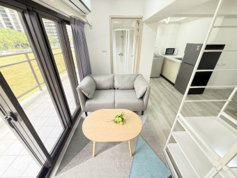 南屯小豪宅🎀可租補🔆可貓咪🐈大陽台😍綠地視野✅乾濕分離（第9張）
