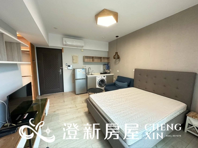 🎉市中心/獨立洗脫烘洗衣機/獨立曬衣窗台/有電梯/專屬室內機車位/日系時尚簡約裝潢/超優質屋況/獨立流理臺可開伙/衛浴乾濕分離有對外窗/垃圾集中🎉（第3張）