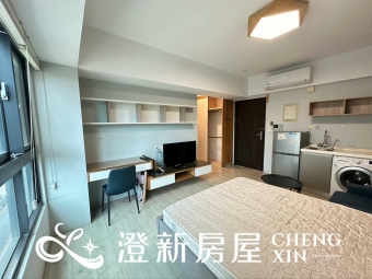 🎉市中心/獨立洗脫烘洗衣機/獨立曬衣窗台/有電梯/專屬室內機車位/日系時尚簡約裝潢/超優質屋況/獨立流理臺可開伙/衛浴乾濕分離有對外窗/垃圾集中🎉（第5張）