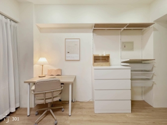 96五號房西屯/市政捷運站/租屋補助/電梯套房/獨立衛浴儲熱/對外窗/洗脫烘(1號房)（第14張）