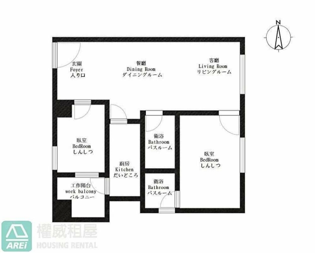 可租補×寵物宅高樓景觀×大面寬採光×家樂福×和築豐光2+1房（第2張）