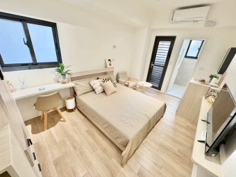 全新未住☆電梯套房☆租補☆陽台☆飲水機子母車（第2張）