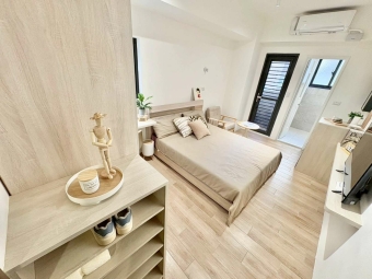 全新未住☆電梯套房☆租補☆陽台☆飲水機子母車（第1張）