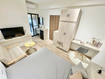 全新未住☆電梯套房☆租補☆陽台☆飲水機子母車（第6張）