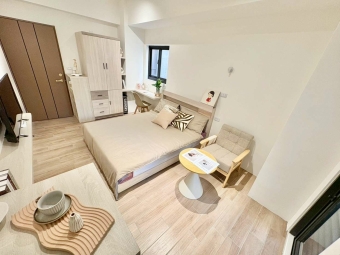 全新未住☆電梯套房☆租補☆陽台☆飲水機子母車（第3張）