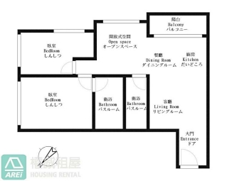 可租補x可寵x近高鐵x2房雙衛浴|自由朗誦|R15生態園區|（第2張）
