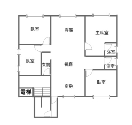 雙租補★四大房平面車位★電梯一層一戶（第15張）