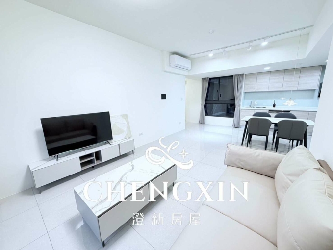 🎉近竹科/全新建案首租/全新家具電/可報稅/電梯三房/警衛管理🎉(第3張)