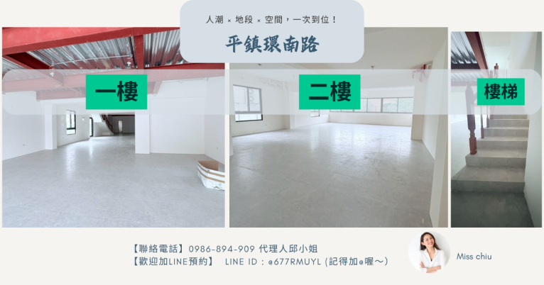 📍桃園平鎮環南路｜全新黃金店面登場✨ 人潮 × 地段 × 空間，一次到位！（第1張）