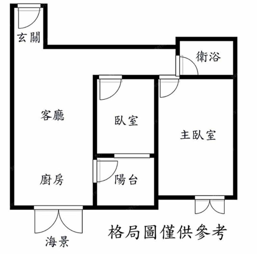 安平區愛琴海2房平車-高樓層面海-可租補-台水台電 - Image 8