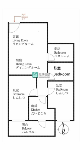 3房🏙️可租補【時尚帝寶】O6捷運x六合商圈x文化中心商圈 - Image 2