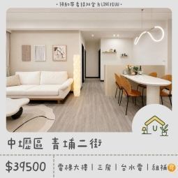 青埔近高鐵站｜三房兩廳｜全新裝潢｜台水台電｜租補🉑（第1張）