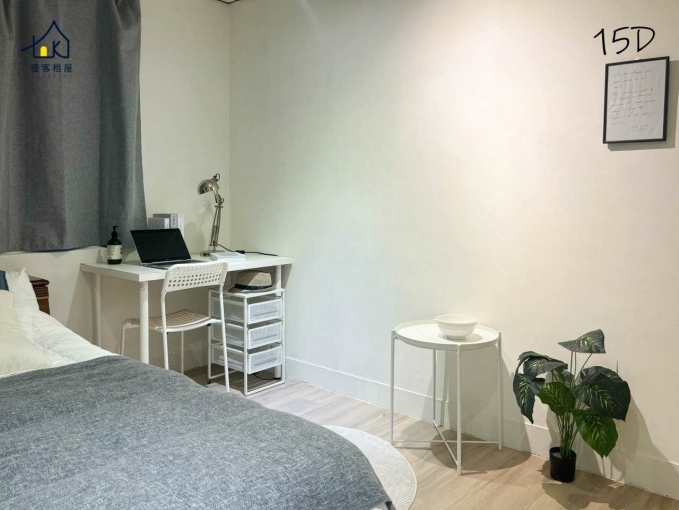 15D雙窗雅房、可短租、租補、近港墘站（第9張）