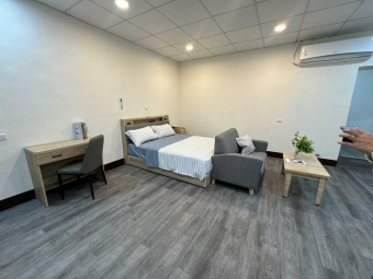 中壢車站旁大坪數套房｜簡易廚房全新家具電｜電梯直達拎包享補助（第9張）