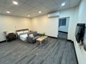 中壢車站旁大坪數套房｜簡易廚房全新家具電｜電梯直達拎包享補助（第3張）