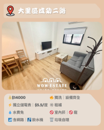 ✨ 大里區設備超齊全套房｜一卡皮箱即可入住 ✨（第1張）