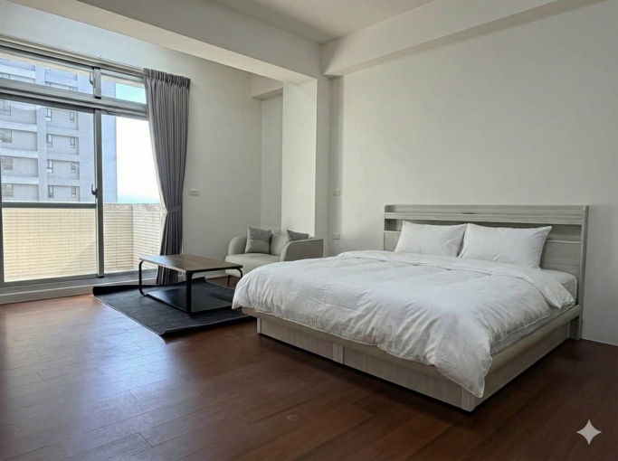 精科質感超大套房😍可租補✅全新屋況✅加大雙人床✅超大陽台（第9張）