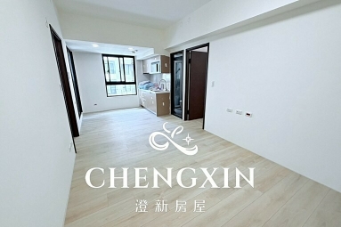 明新科大商圈/全新建案/電梯三房可補家具電/木質地板（第1張）
