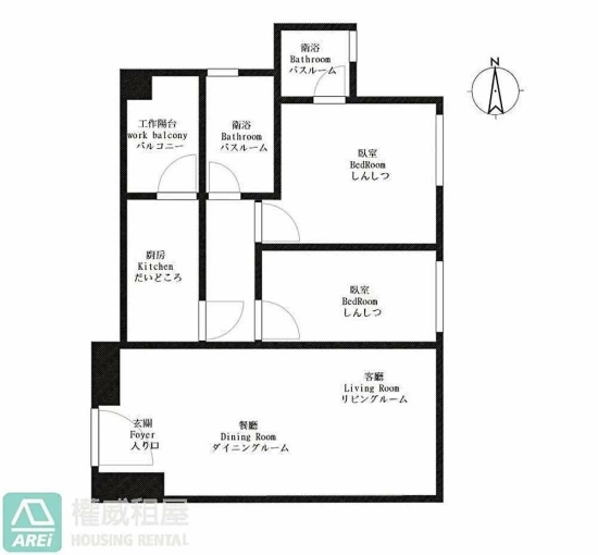 可租補×高樓景觀×大面寬採光×寵物宅×和築豐光2房(第2張)