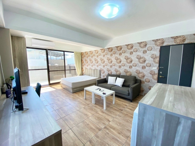 租補✨可貓大套房*整面採光*電梯.子母車+1機車格*系統家具質感風✨(第1張)