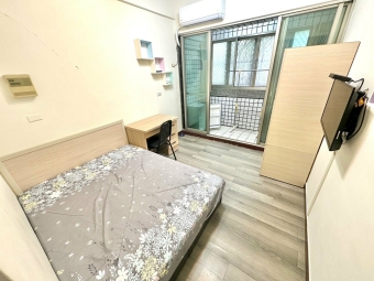 逢甲商圈🩵陽台獨洗曬🩵可貓可租補🩵台水台電💜管理員（第1張）