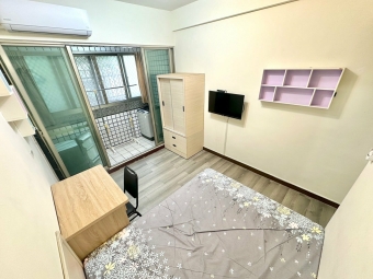 逢甲商圈🩵陽台獨洗曬🩵可貓可租補🩵台水台電💜管理員（第3張）