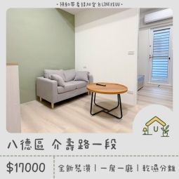近八德置地生活廣場｜全新裝潢｜一房一廳｜乾濕分離｜獨洗獨曬（第1張）
