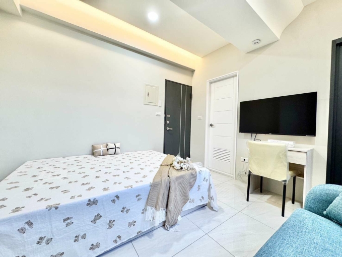 韓系奶油風🎀可租補✨陽台獨洗曬🌳衛浴開窗🎁全新完工（第8張）