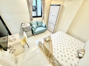 韓系奶油風🎀可租補✨陽台獨洗曬🌳衛浴開窗🎁全新完工（第4張）